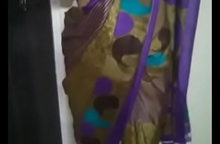 Desi aunty stripping saree with the addition of get naked