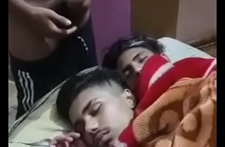 Desi Indian gay spunking more than somnolent friends complexion