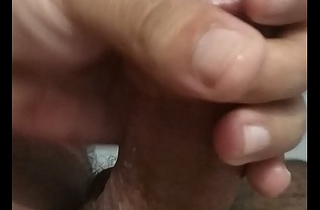 Thick Indian dick releases a big load of cum!