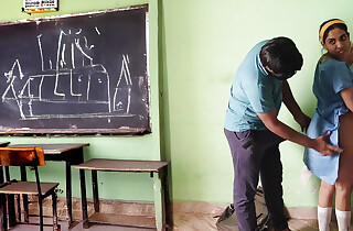 Indian Couples Carnal knowledge in Uniform After the Class