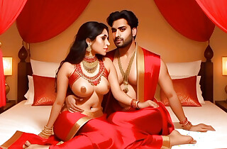 Beautiful Indian girl with big house-servant