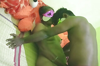 Indian couple passionate romance and enjoy