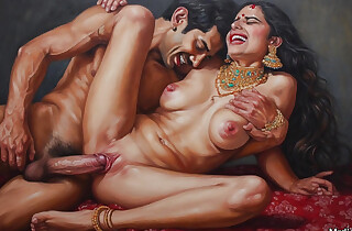 Busty indian become man cheating with her husband's fellow-man