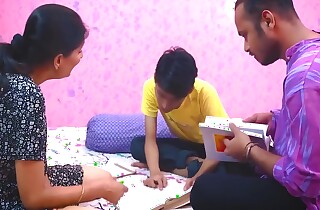 Desi Stepmom Teaches Her Stepson How Far Fuck And Get Threesome Bonking Experience With A Teacher ( Hindi Audio )