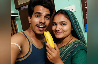 Indian Desi Naughty Super Bhabhi took a banana wide of -Snapchat143