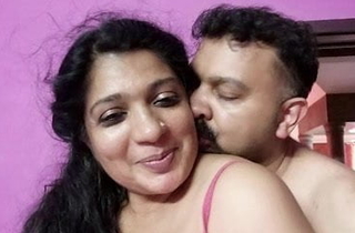 Indian hot women enjoying encircling husband