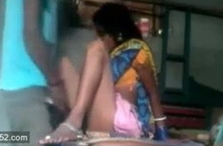 Telugu aunty has sex hither front be advisable for young gentleman