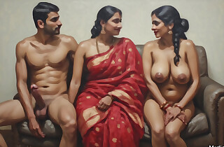 Desi aunty together with uncle hotel enclosure sex