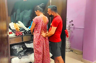 Kamwali bibi tried to theft and was punished fuck by landlady .