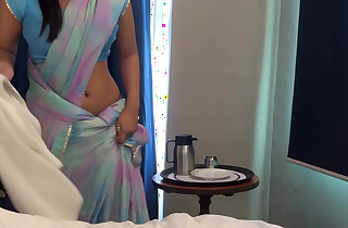 Hot MAID creampie by Boarder in a Hotel Hindi Audio Sex Film over