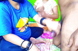 He came to sell cosmetics and fucked two stepsister hard with dirty talking.