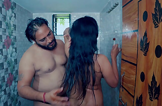 Desi stepmom fucked firm in the matter of the bathroom by her stepson