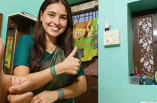 Indian daughter in carry on American Stepsister Romantic Video By -Snapchatenglish