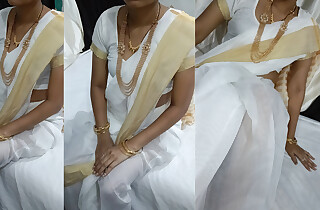 South Indian wife is seducing the brush cut corners and ready near fuck