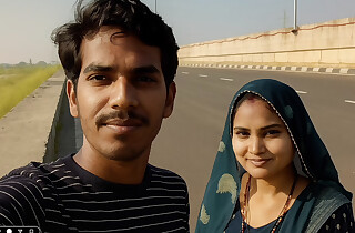 Indian Desi Village Beutiful Shore up steady outdoor Injoy By Wife 2