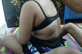 Sweet Bhabhi is fucking her brother-in-law while her costs is handy work