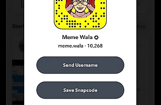 Add meme.wala on snap