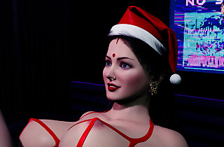 Desi Savitra Bhabhi had sex with strangers at the Christmas party