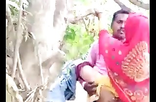 Desi Couple Carnal knowledge not far from Jangal