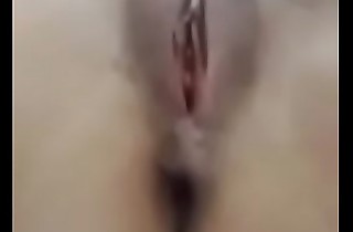 Spouse shaving wife pussy