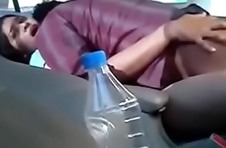 Indian college Girl drilled wide motor car