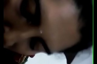 Newly wife Indian girl gives blowjob to her husband