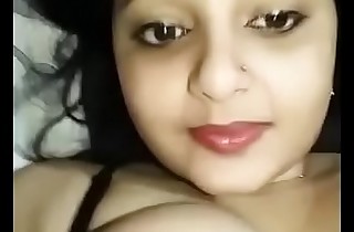 Horny Indian Unshaded Sucks Own Boobs