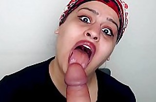 This INDIAN bitch loves to acquisition bargain a big, hard cock.Long tongue is amazing.