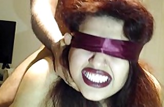 Blindfolded Wife Has Doll-sized idea BUT she FUCKED by Stranger !