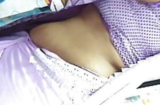 desi slutty aunty shows navel and cosy along in prove false