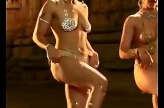 Super indian modal nude Dance close to Hindi song