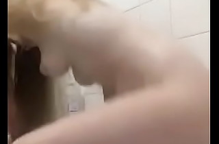 Teen Teasing In Bath And Stir up His Ass