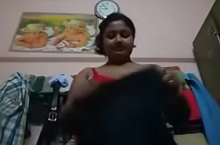 Indian bengali big tit  Bhabhi changing her dress