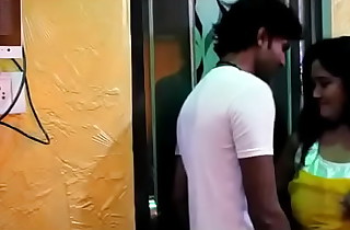 Copulation with Hotel chum ! Sexy Indian girl having Copulation with hotel chum for ages c in depth her boyfriend outside