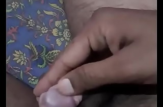 Indian Guy playing with his cock