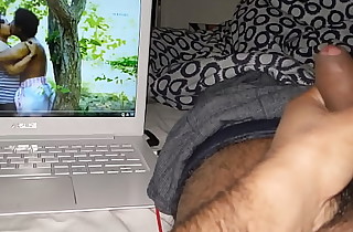 Indian Punjabi British Jerking Cock Dick During the time that Watching Indian Web Series Near Audio