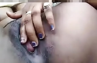 Indian Housewife fingering in open