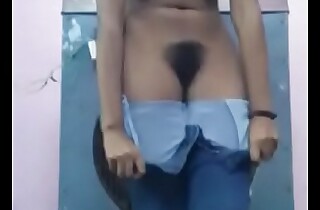New desi teen rubbing will not hear of pussy
