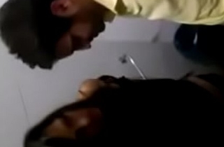 Frantic Indian Couple Caught Fucking In Washroom