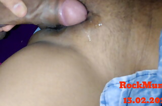 Enjoyed fucking in rub-down the night and started cumming