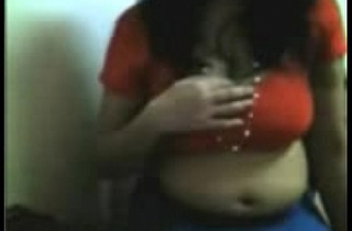 Sangeeta Aunty  Showing Boobs On Webcam