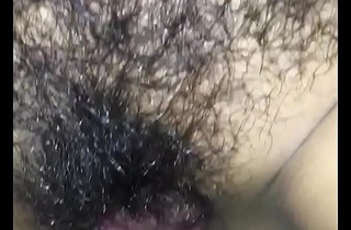 Hairy pussy fucked nicely