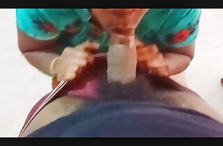 Tamil wife acquires my cock upon her mouth - very testy cum