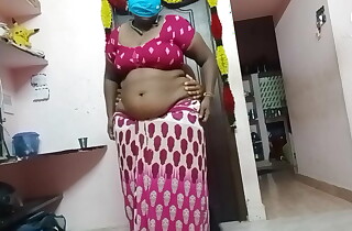 Cute Tamil Wife In a Saree Has Sex Circa Night