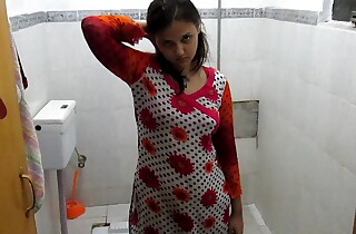 Sexy Indian Bhabhi Involving Bathroom Taking Shower Filmed By Her Husband Full Hindi Audio