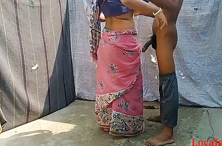 Indian fucks her neighbour in standing doggystyle