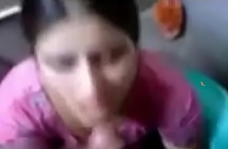 Indian desi bhabhi sucking her boyfriend'_s dick in bathroom