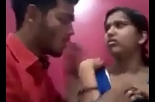 Indian College students boobs show hot video