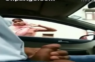 Desi Indian Guy Masturbates in burnish apply car