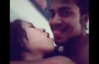 Assamese Hindu girl hot kiss and foreplay with bangladeshi muslim guy